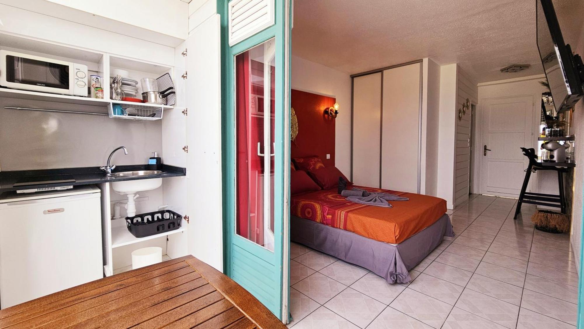 Sweet Crepuscule - Studio Avec Vue Mer Imprenable & Piscine Les Trois-Ilets Exterior foto