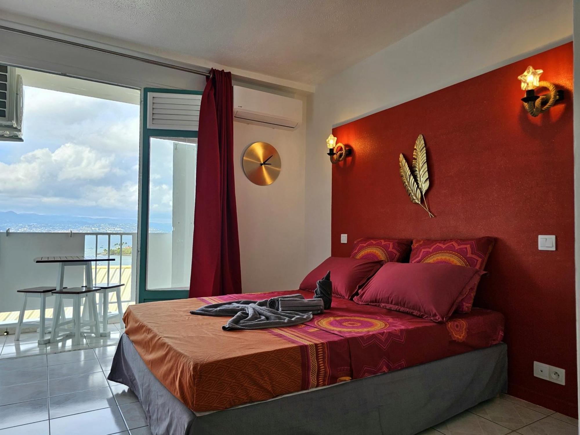Sweet Crepuscule - Studio Avec Vue Mer Imprenable & Piscine Les Trois-Ilets Exterior foto